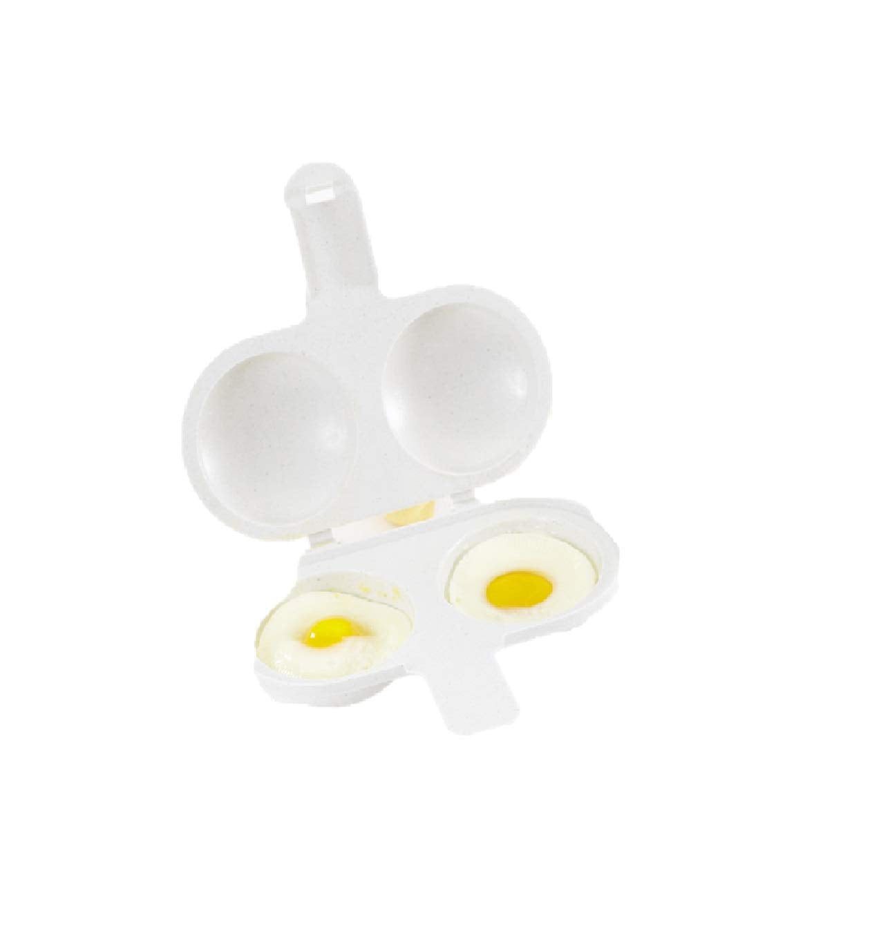 Nordic Ware 7-1/4 in. W x 6-3/8 in. L White Egg Poacher