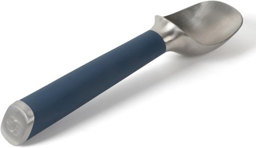 Calphalon Ice Cream Scoop - Stainless Steel with Thermoplastic Rubber Handle | Navy Blue