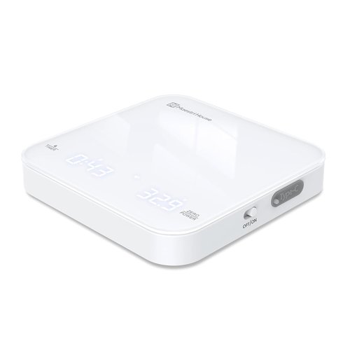 Maestri House Mini Coffee Scale - USB-C Rechargeable Espresso Scale | 2kg/0.1g Accuracy, Portable Design (White)