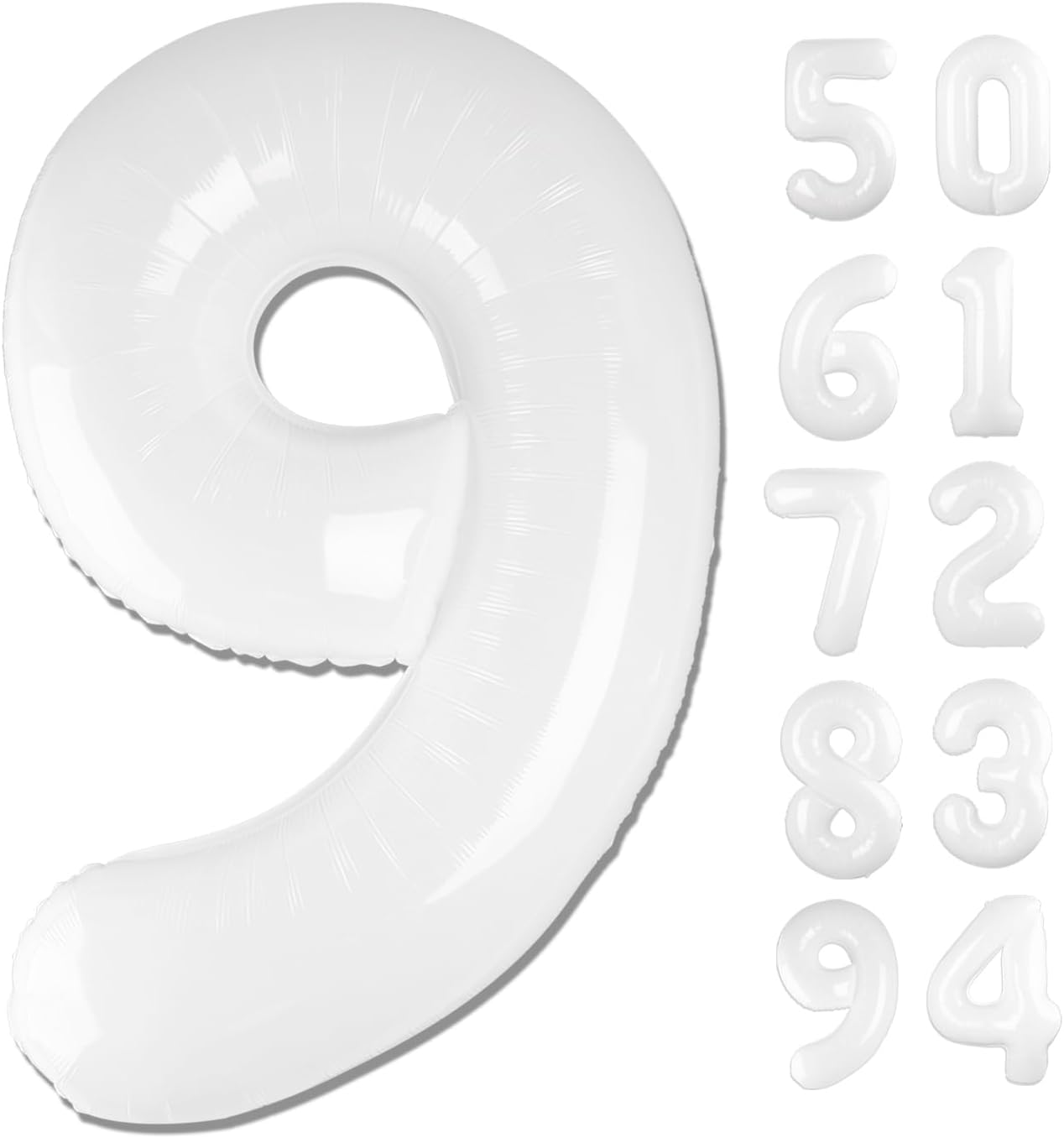 Translucent Number 9 Balloon by [Brand Name] - 40 Inch Giant Birthday Decoration for Boys & Girls