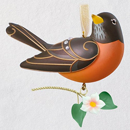 Hallmark Keepsake Christmas Ornament 2018 Robin Bird Collector's Series