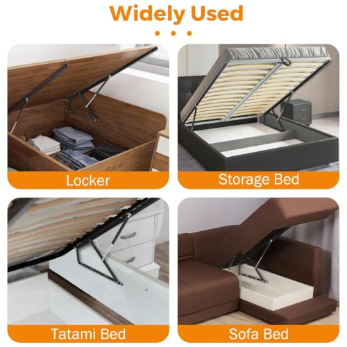 Hydraulic Bed Lift Mechanism 4.6 FT Support Up to 264.6 lbs for Storage Bed