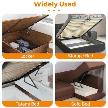 Hydraulic Bed Lift Mechanism 4.6 FT Support Up to 264.6 lbs for Storage Bed