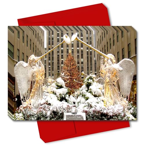 Christmas in New York City Greeting Card Set of 6 - Holiday Stationery