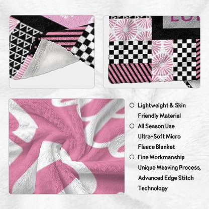 Pink I Am a Child of God Religious Blanket 60x50 Inches - Pack of 2
