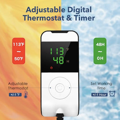 Medium Dough Proofer for Sourdough Bread with Digital Temperature & Timer