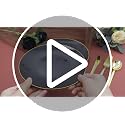 Black and Gold Disposable Dinnerware Set for 50 Guests - Plates, Cutlery & More