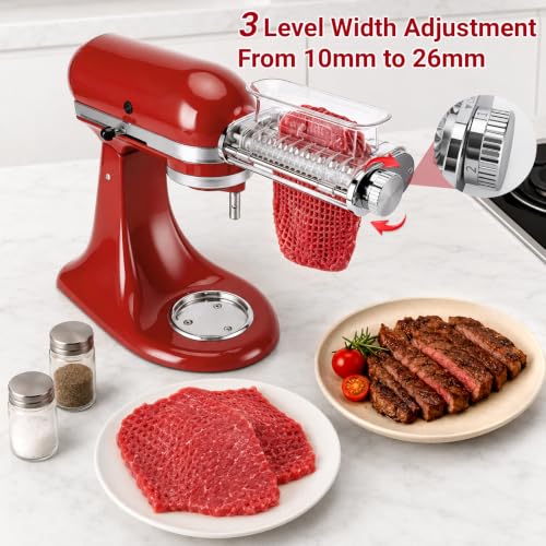 Meat Tenderizer Attachment for KitchenAid Stand Mixers - Stainless Steel