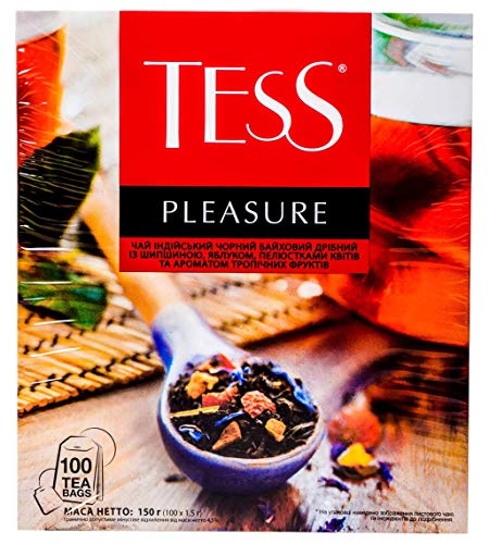 Tess TEA BLACK PLEASURE W/ROSEHIP&APPLE 100X1.5GR