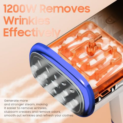 Portable Handheld Garment Steamer Iron for Clothes - Foldable 1000W