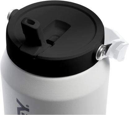 Stanley IceFlow 2.0 Flip Straw Jug - 64 oz Insulated Stainless Steel | Leakproof Travel & Sports | BPA-Free | Chalk