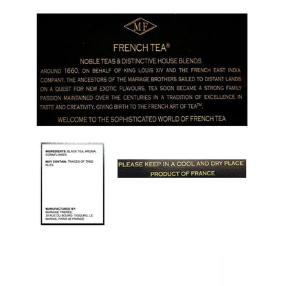 Mariage Freres Earl Grey French Blue, Black Tea 100g 3.5oz Loose Tea (1 Pack)