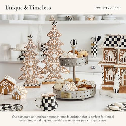 MacKenzie-Childs Gingerbread Cookie Tabletop Tree - Large 6in