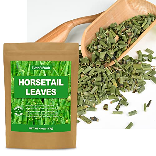 Premium Horsetail Herbal Leaves, Natual Dried Horsetail Leaf, Cut & Sifted, 4.0oz(113g), No Gmo, 100% Pure