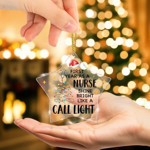 Funny Nurse Christmas Ornament Gift for Nurse Practitioner RN Nursing Student - Nurse 2 Variation