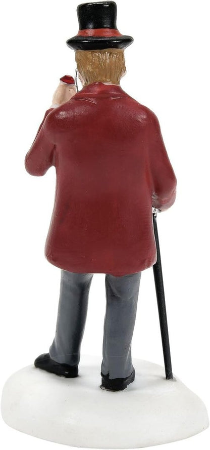 Department 56 Dickens Village 40th Anniversary Figurine - Handcrafted Porcelain Miniature Decor | 2.7 Inch