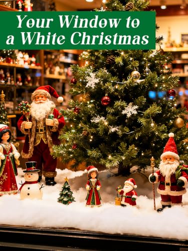 Variation of THIS listing 5 Pack 3 x 8 Ft Fluffy Fake Snow Blankets for Christmas Decorations