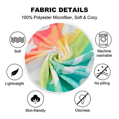 Magic Glowing Jellyfish Underwater Throw Blanket 60x80 Inch Multi-Color