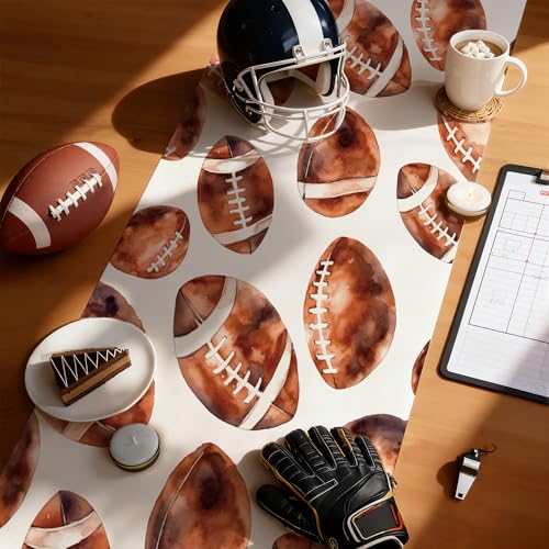 Football Table Runner for Game Day Parties - Football Decorations & Supplies - Variation of THIS listing