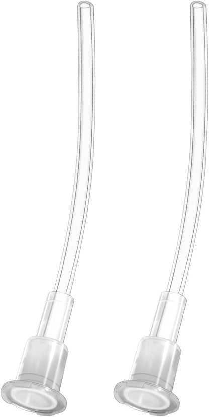YARRAMATE Glass Oil Sprayer - 16oz/470ml with White Finish & 2 Replacement Straws