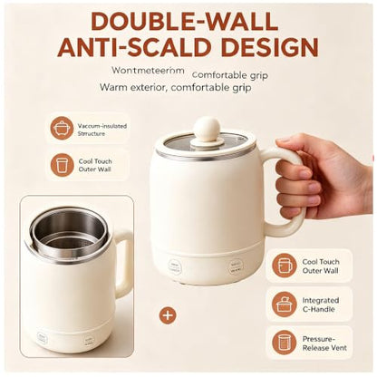 Multi-Function Portable Electric Stewing Cup - 6-in-1 Mini Wellness Kettle #B