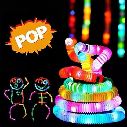 Skiennix Glow Necklaces & Bracelets - 6PCS Multicolor Light-Up Party Favors for Kids & Adults