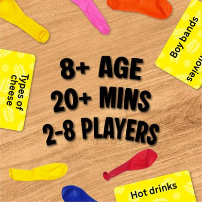 High-Pressure Balloon-Popping Party Board Game for Family & Adults