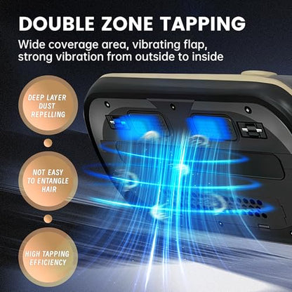 Wireless Handheld Bed Vacuum Cleaner with UV-C Light - Golden