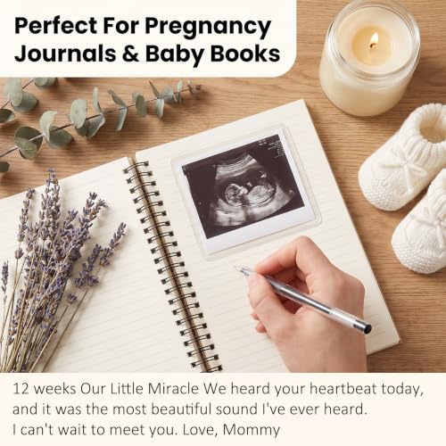 20-Pack Ultrasound Photo Sleeves - Side-Loading 3x4 Inch Clear Protectors