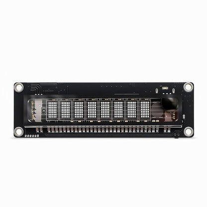 Fluorescent Display Clock with WiFi Time Sync – Large Digital Desk Clock with Adjustable Brightness