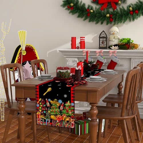 Christmas Table Runner 13x72 Inch Seasonal Holiday Home Decor