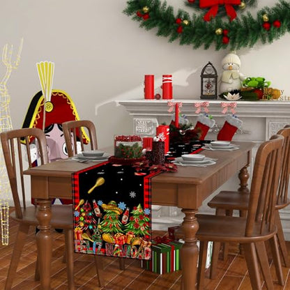 Christmas Table Runner 13x72 Inch Seasonal Holiday Home Decor