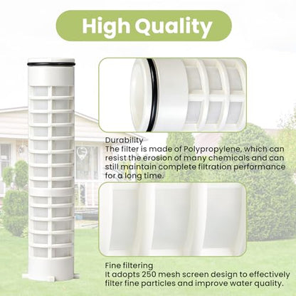 1-1/2 Inch 250 Mesh Spin Down Sediment Filter Screen Replacement for Well Water