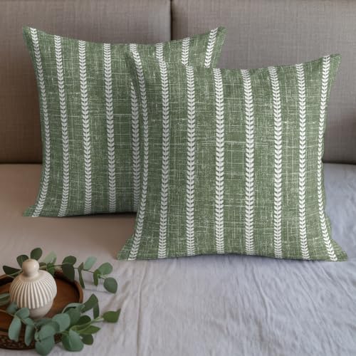 Moss Olive Green Bed Runners for Cal King Size Bed - Pack of 3 94x20 Inches