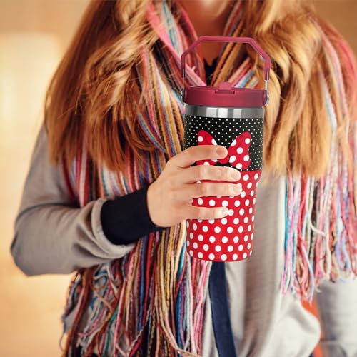20 Oz Cartoon Mouse Tumbler with Lid & Flip Straw - DSN-2