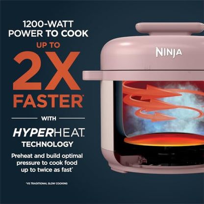 Ninja HyperHeat 9-in-1 Electric Pressure Cooker 6.5 Qt - Rose Quartz