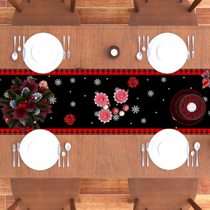Christmas Table Runner 13x72 Inch Seasonal Holiday Home Decor