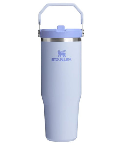 STANLEY IceFlow 2.0 Flip Straw Tumbler with Handle 30 oz | Twist On Lid and Flip Up Straw | Leak Resistant Water Bottle | Insulated Stainless Steel | BPA-Free | Dew Drop