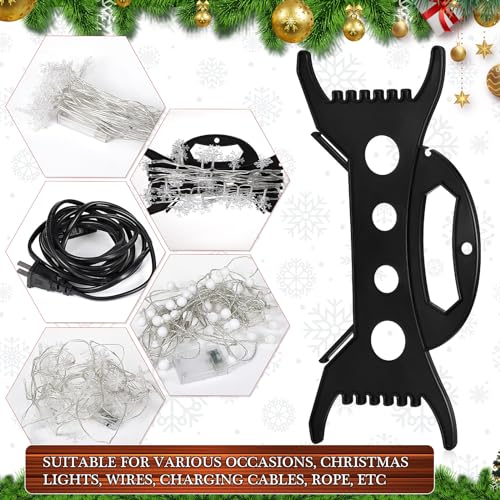 Christmas Light Storage Holder Reel - Black, 36 Pack