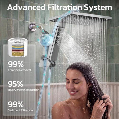 JDO Shower Head Filter Replacement 2 Pack for Model C01013 - Easy Install