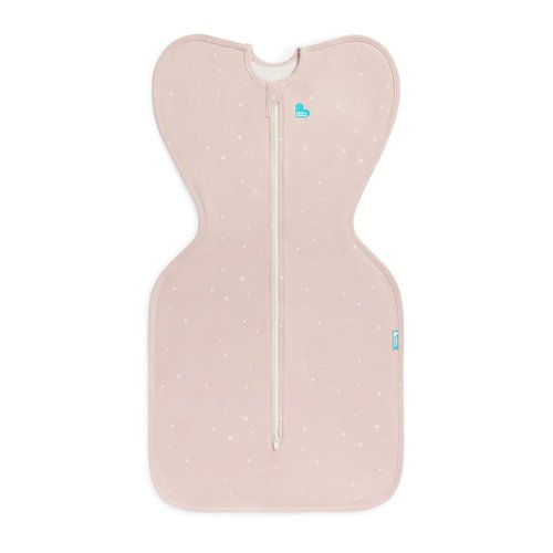Love to Dream Swaddle UP - Baby Sleep Sack for Self-Soothing | 1.0 TOG, Medium 13-19 lbs, Powder Pink Twinkle