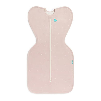 Love to Dream Swaddle UP, Baby Sleep Sack, Self-Soothing Swaddles for Newborns, Snug Fit Helps Calm Startle Reflex, New Born Essentials for Baby, 1.0 TOG, Small 8-13lbs, Powder Pink Twinkle