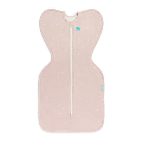 Love to Dream Swaddle UP, Baby Sleep Sack, Self-Soothing Swaddles for Newborns, Snug Fit Helps Calm Startle Reflex, New Born Essentials for Baby, 1.0 TOG, Small 8-13lbs, Powder Pink Twinkle