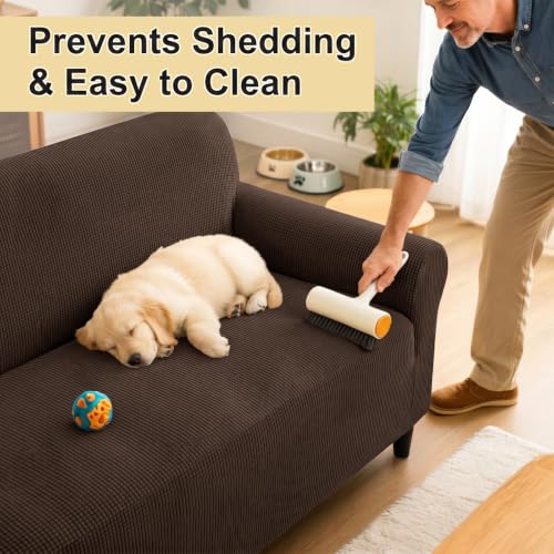 YEMYHOM 2026 Large Coffee Sofa Cover Slipcover for 3 Cushion Couch Pet Friendly
