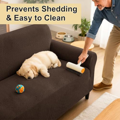 YEMYHOM 2026 Large Coffee Sofa Cover Slipcover for 3 Cushion Couch Pet Friendly