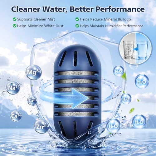 Demineralization Cartridge Filter for Ultrasonic Humidifiers - 20 Pack