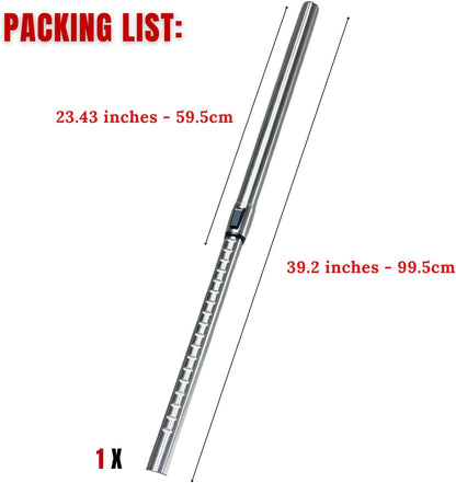 Stainless Steel Vacuum Extension Wand by [Brand Name] - 1.25 Inch Compatible with 32mm Accessories