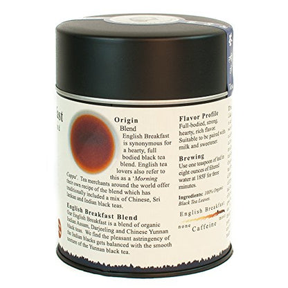 The Tao of Tea, English Breakfast Black Tea, Loose Leaf, 3.5-Ounce Tins (Pack of 3)