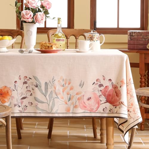 Sloosa Bilin Gaier Elegant French Rectangular Tablecloth 71x55 Inches