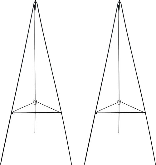 Christmas Wreath Stand by [Brand Name] - Durable 30-Inch Wire Easel Holder for Cemetery & Outdoor Use